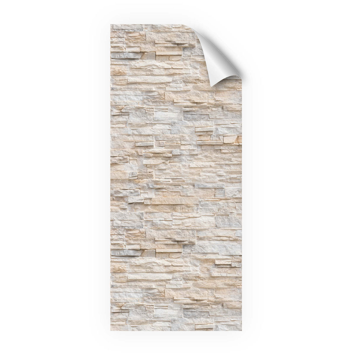 MySpotti Fresh DuschrückwandfolieBruchsteinwand Beige Bild 3