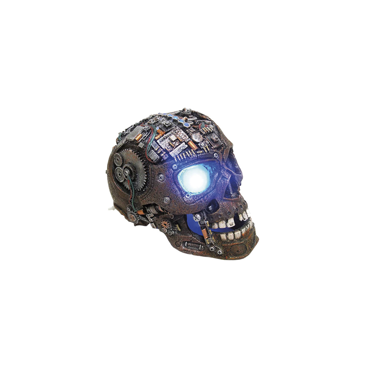 Aqua Ornaments Cyborg Schädel mit LED ca 21 x 14 x 15 cm