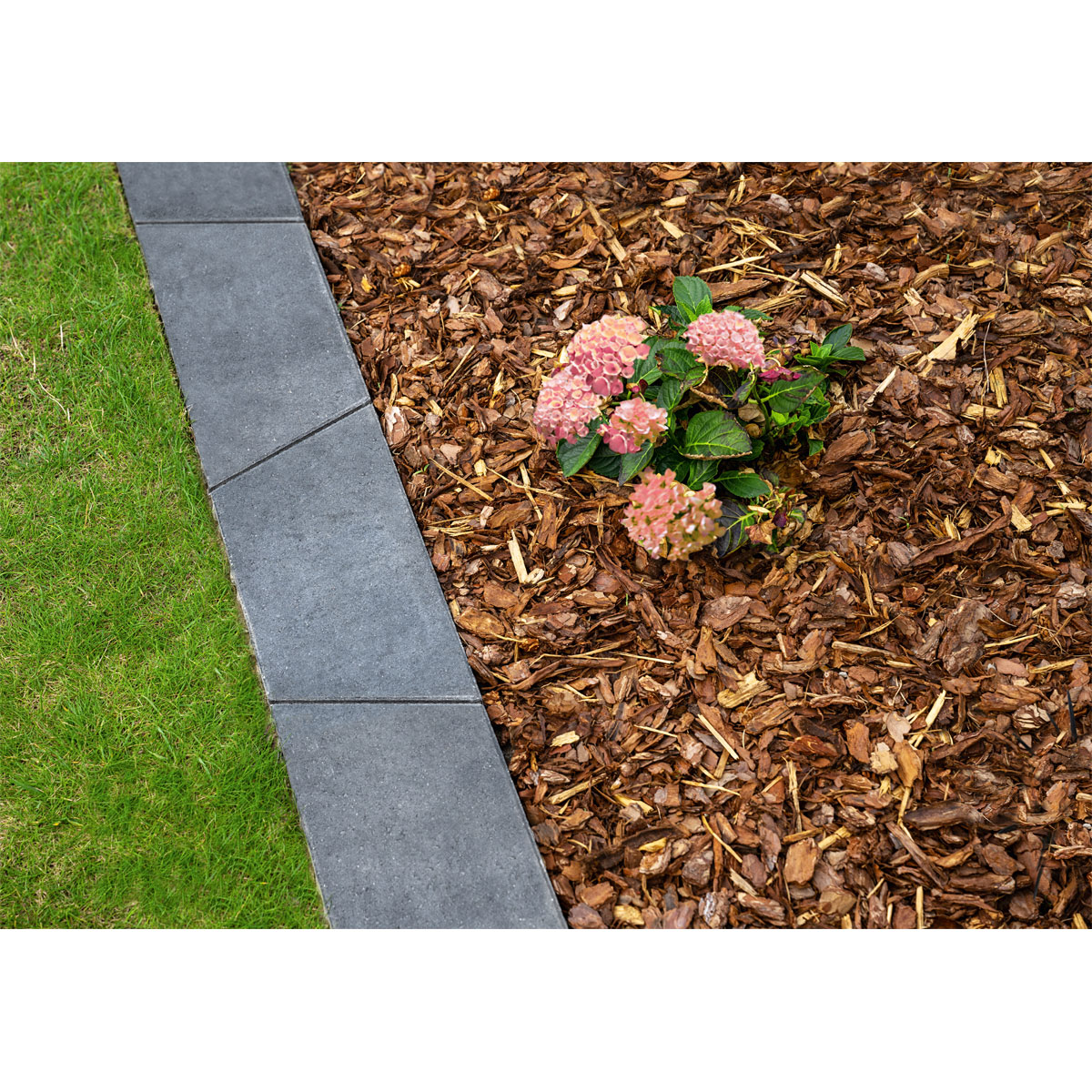 Trapezmähkante Flexi grau 24 x 12 x 4 cm Bild 2