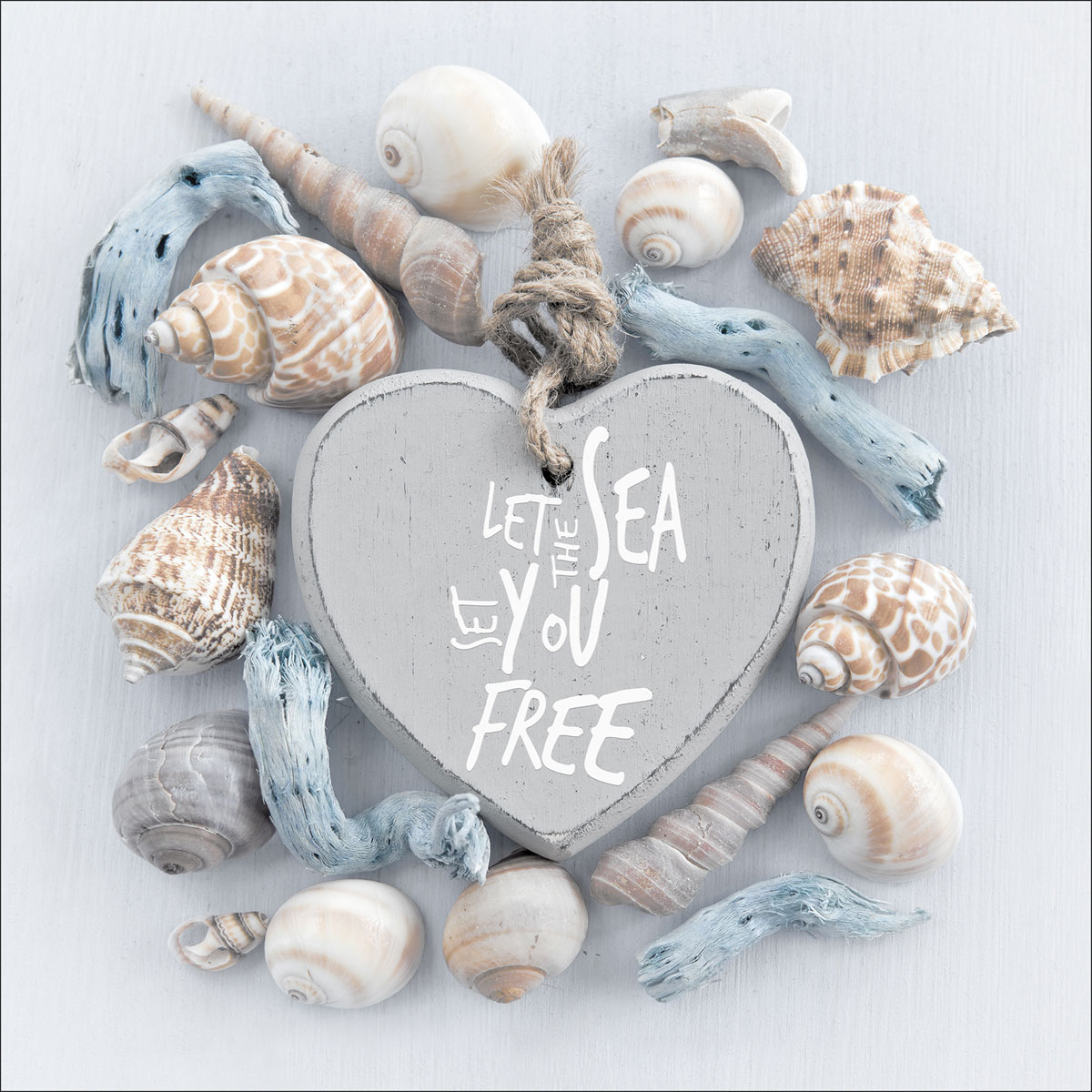 Canvas-Art Maritim Style II 30 x 30 cm Bild 1