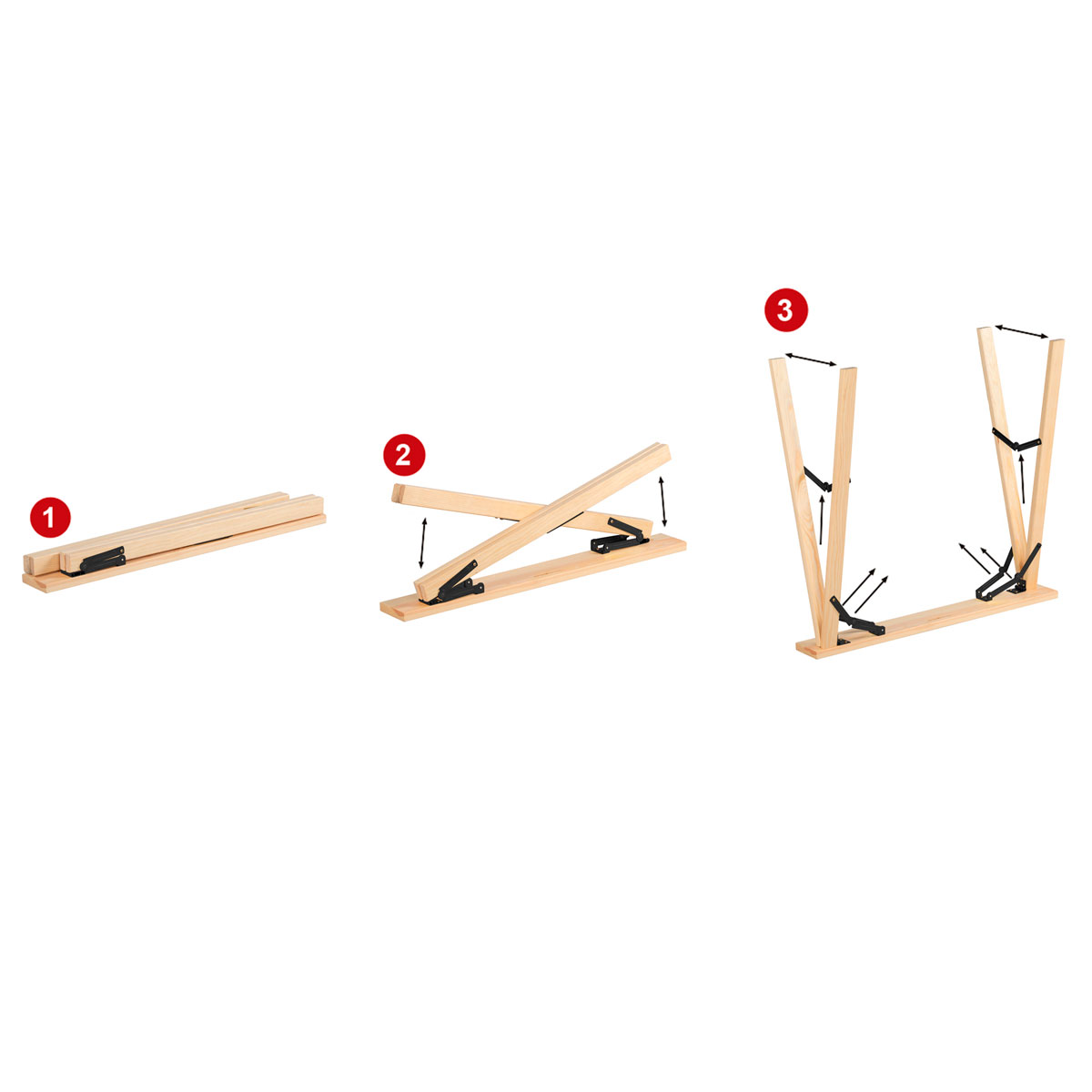 Klappbock Kipli 73,5 x 79,5 cm Bild 2