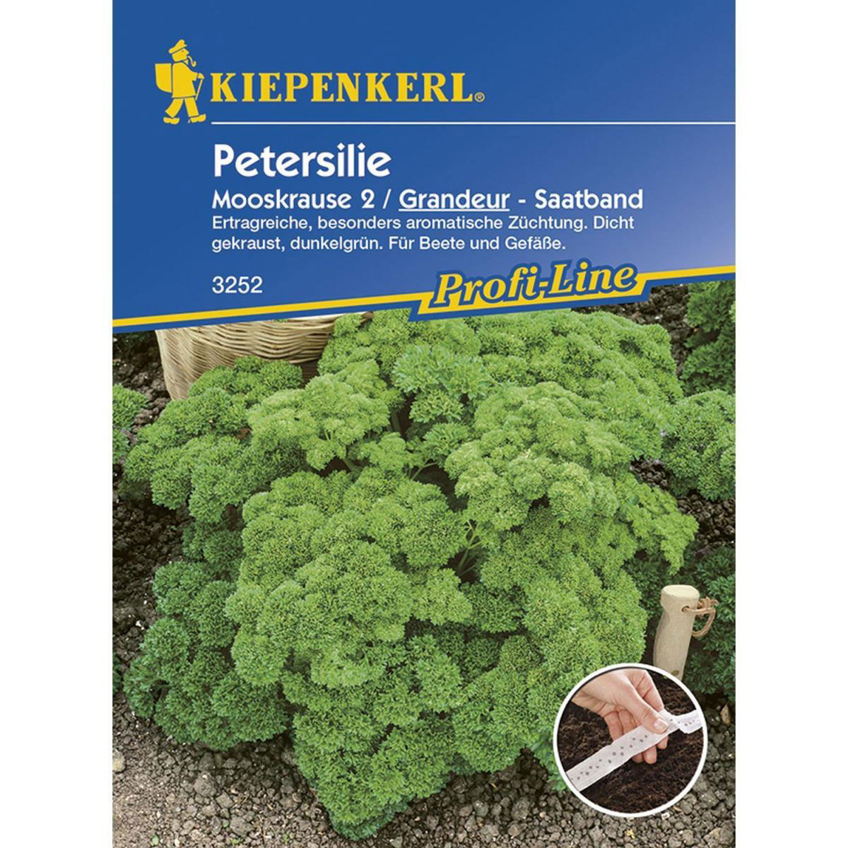 Kiepenkerl Petersilie Mooskrause 2 Grandeur - Saatband Profi-Line