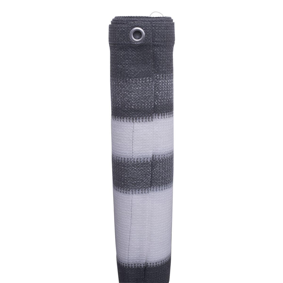 PE-Balkonbespannung 90 x 500 cm grau/anthrazit