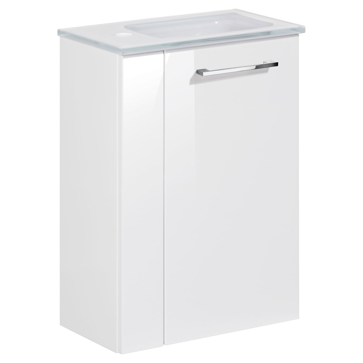 Fackelmann  Gäste-WC Waschtischunterschrank rechts SBC 440 x 600 x 243 mm Weiß Bild 5