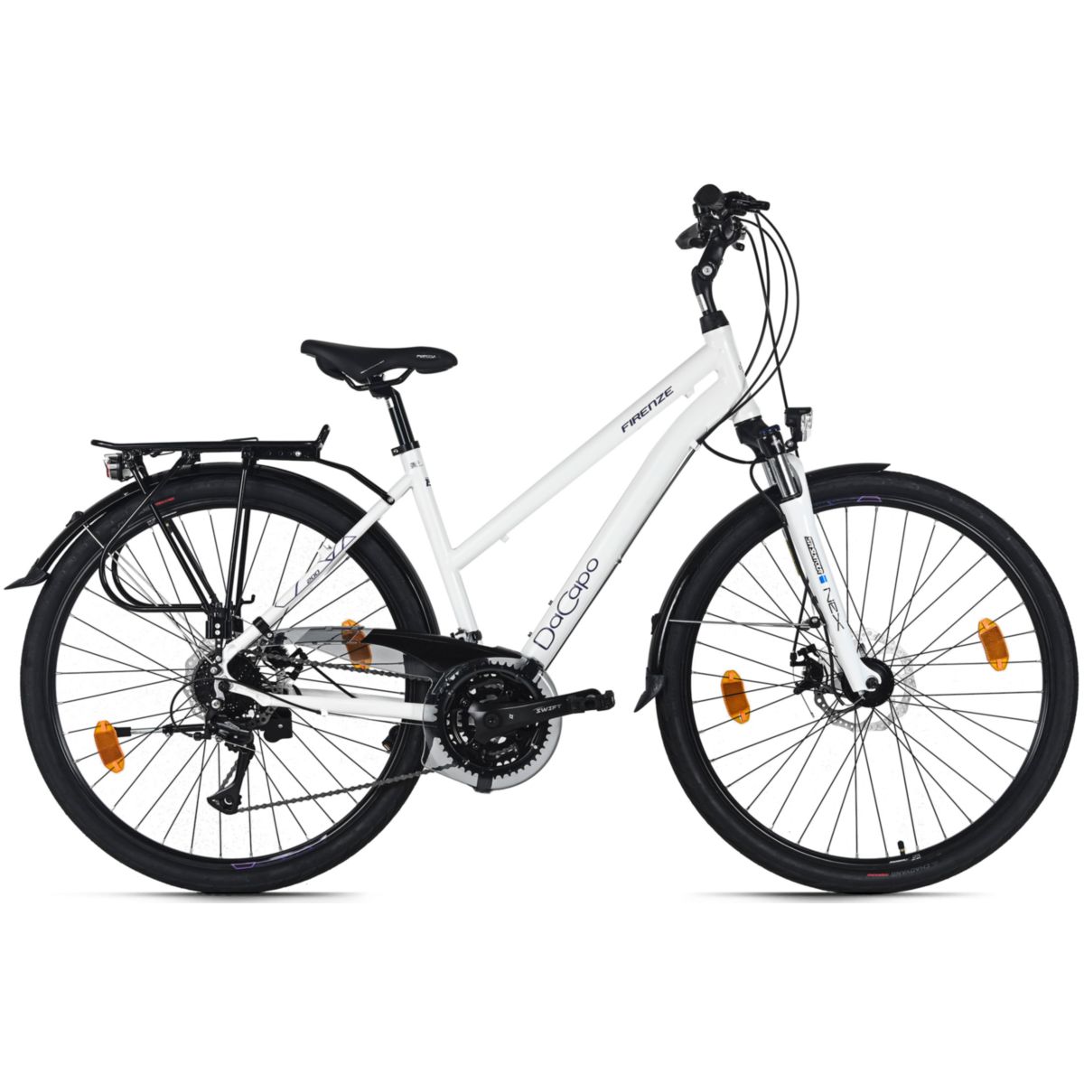 KS Cycling DaCapo Trekkingrad Damen 28'' Firenze 200 weiß 24 Gänge RH 48 cm mechanische Scheibenbremsen
