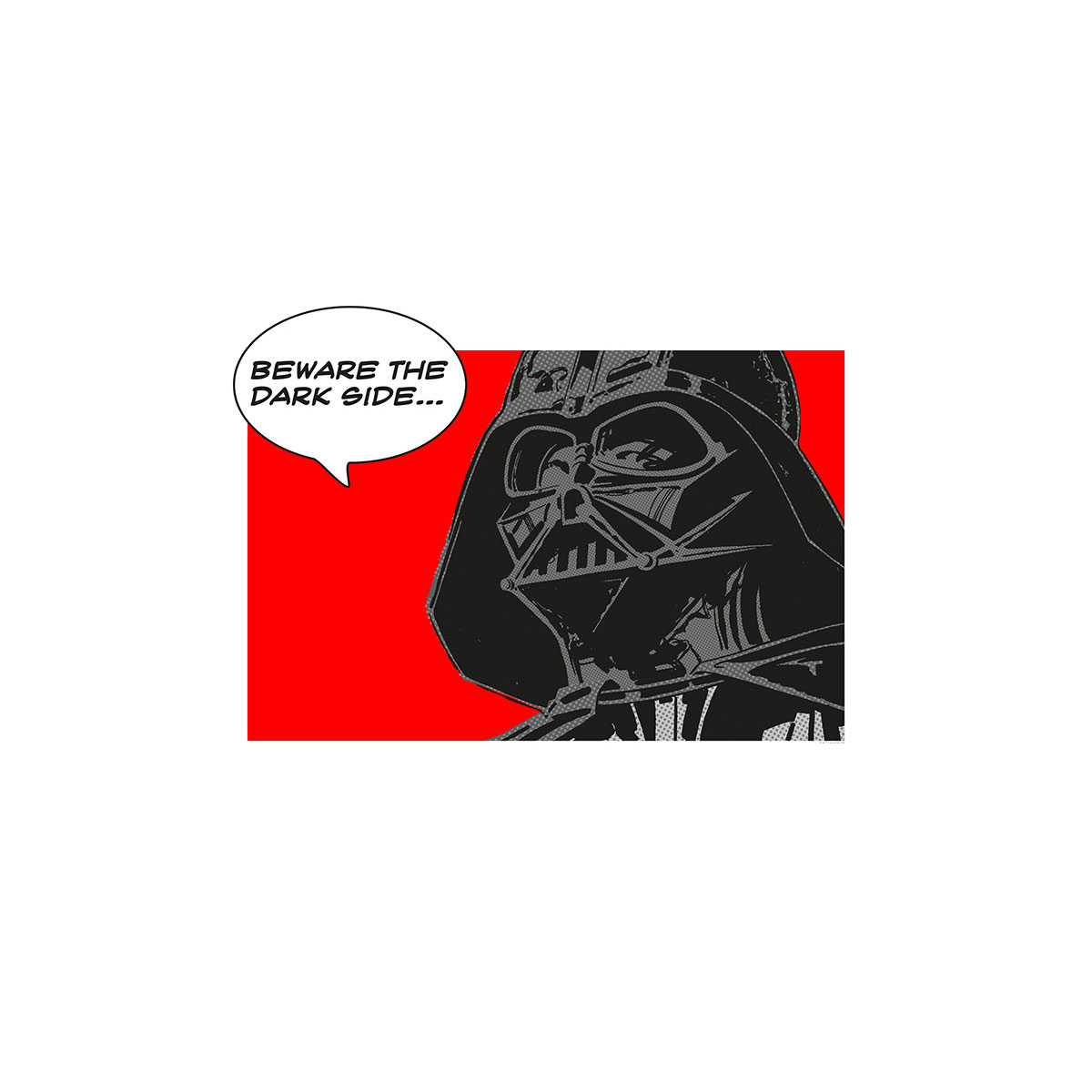 Komar  Wandbild Star Wars Classic Comic Quote Vader 70x50 cm Bild 2