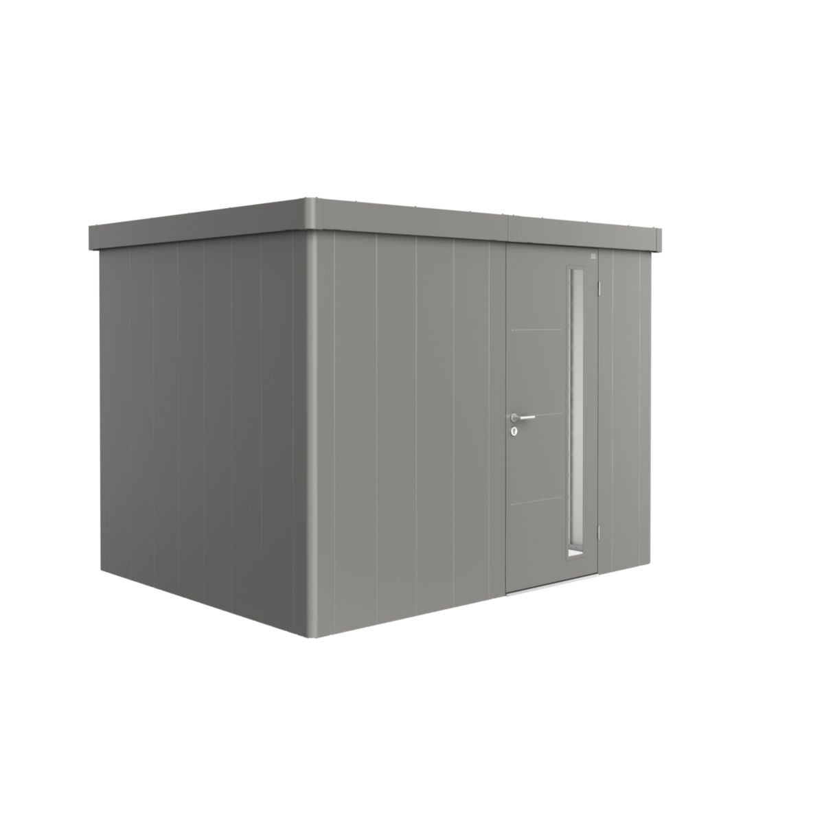 Biohort Gerätehaus Neo 2C Standardtüre quarzgrau-metallic