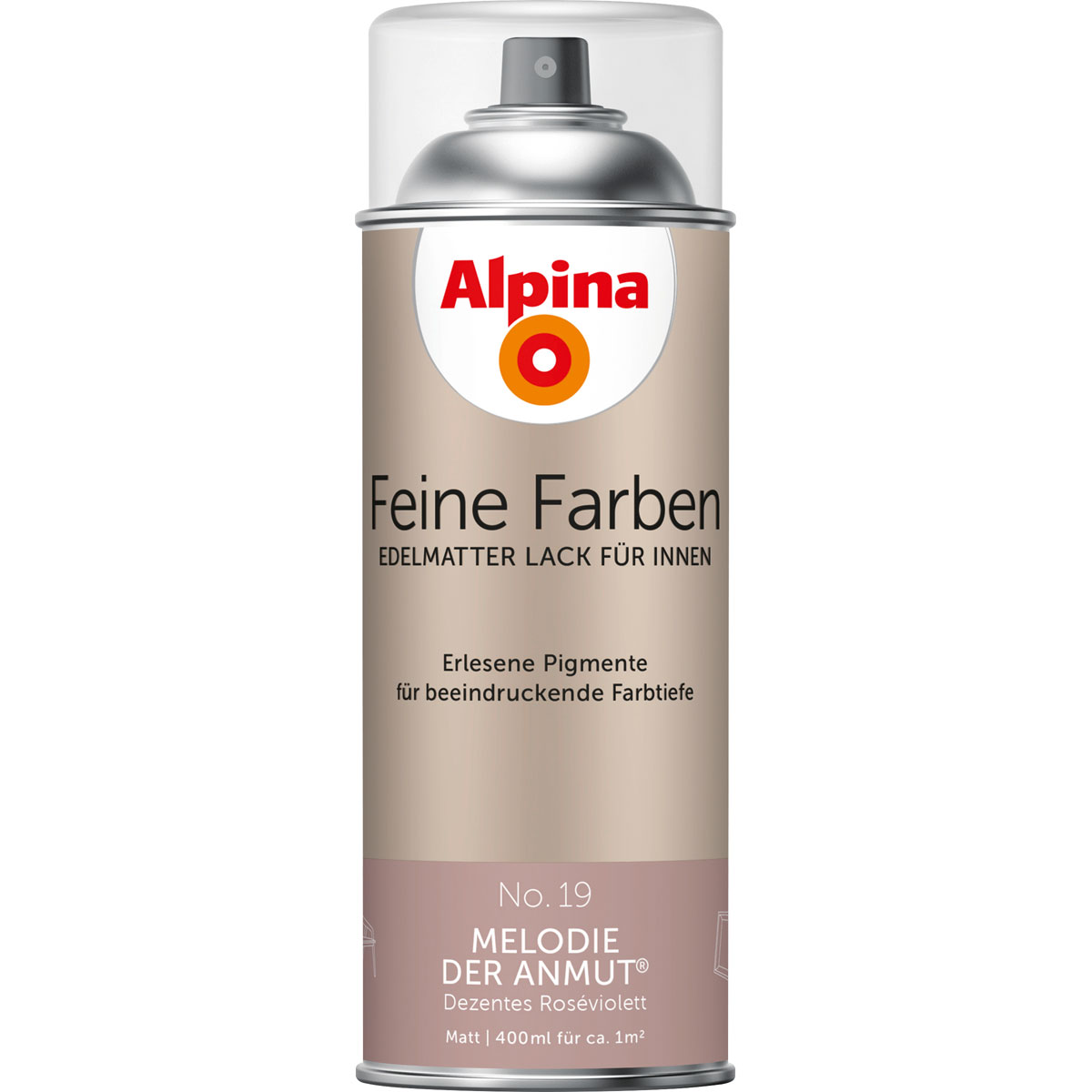 Alpina  Buntlack Feine Farben Sprühlack No 19 Melodie der Anmut edelmatt 400ml