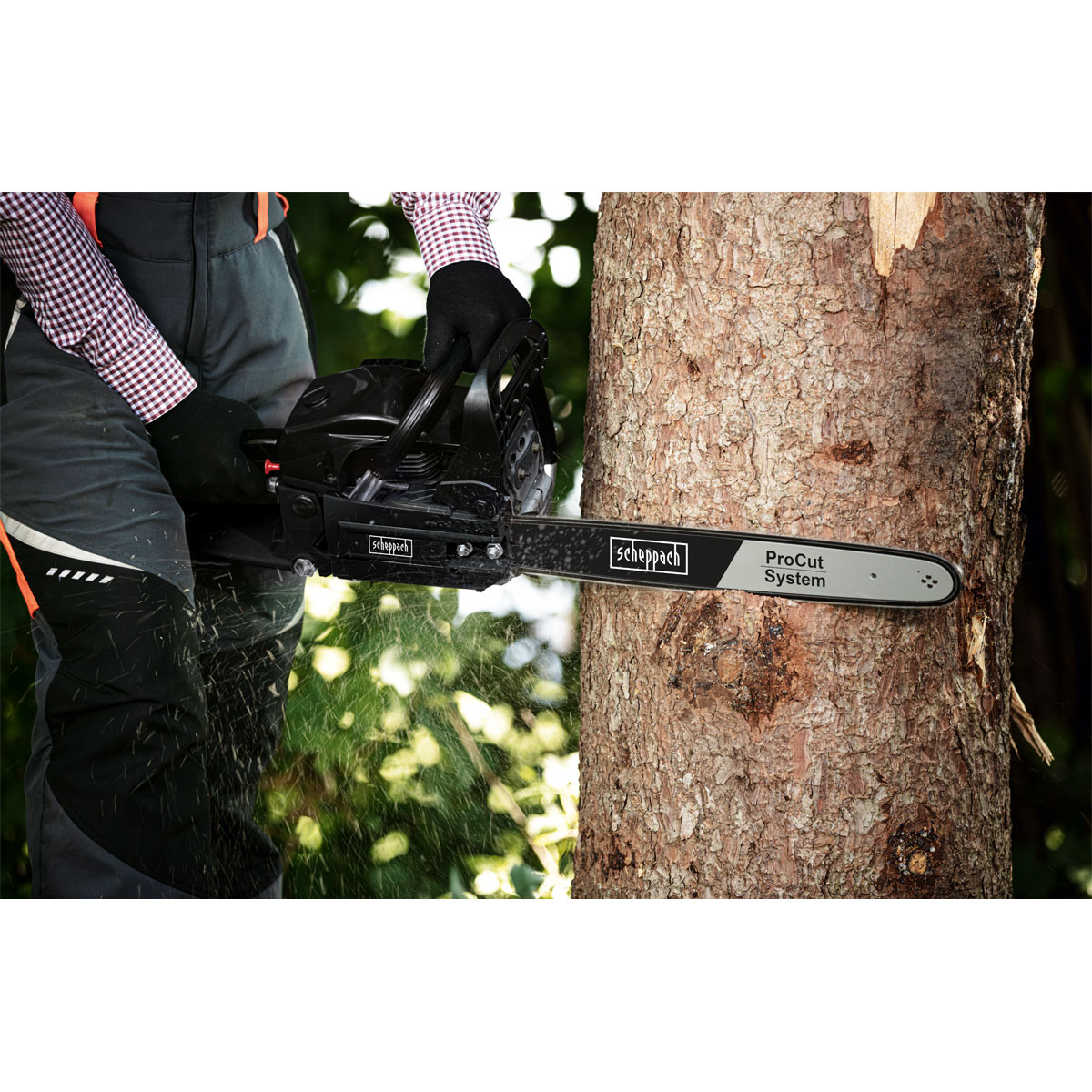 Scheppach Benzin-Kettensäge CSP50 Bild 2