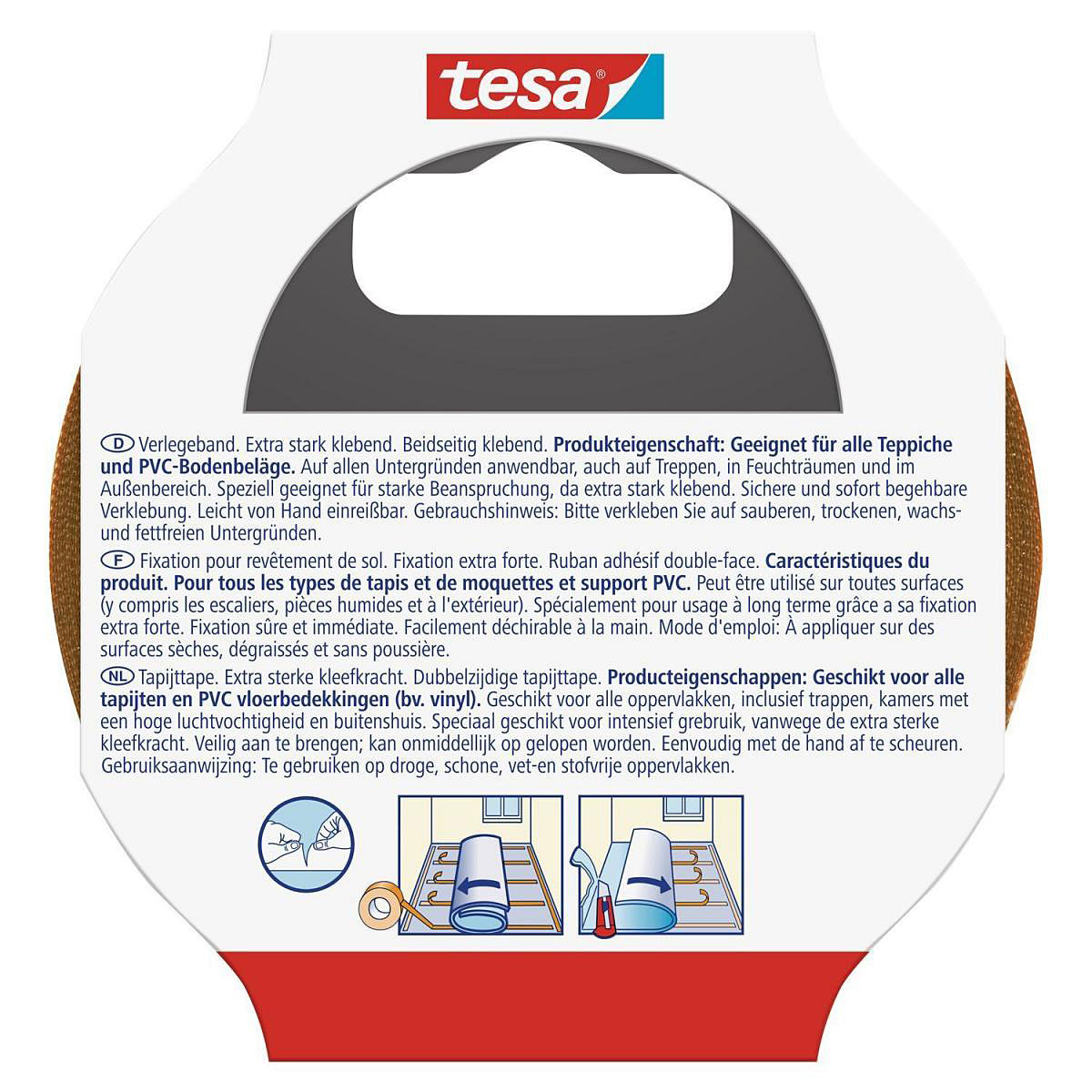 Tesa Verlegeband extra stark klebend 5 m Bild 3