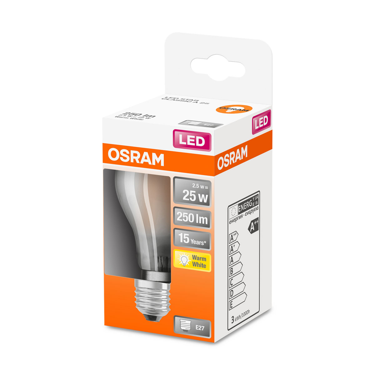 Osram LED-Leuchtmittel E27 25W matt Bild 2
