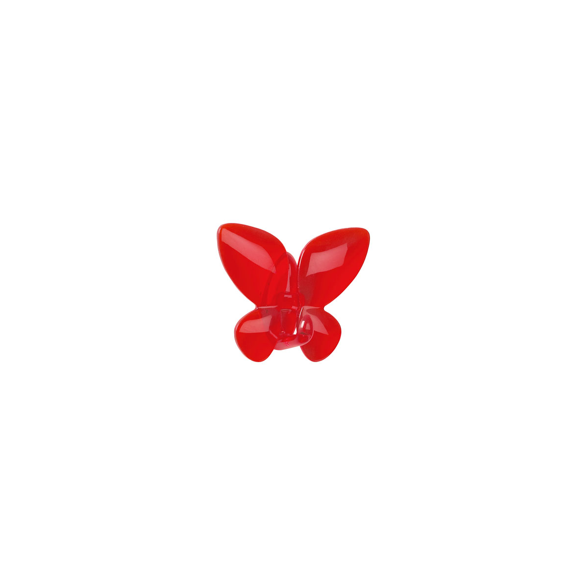 spirella Badezimmerhaken Mariposa aus Acryl rot