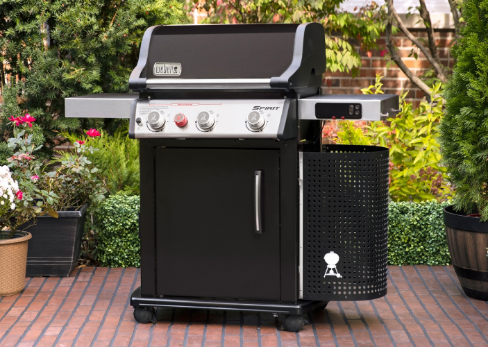 Moderner schwarzer Grill