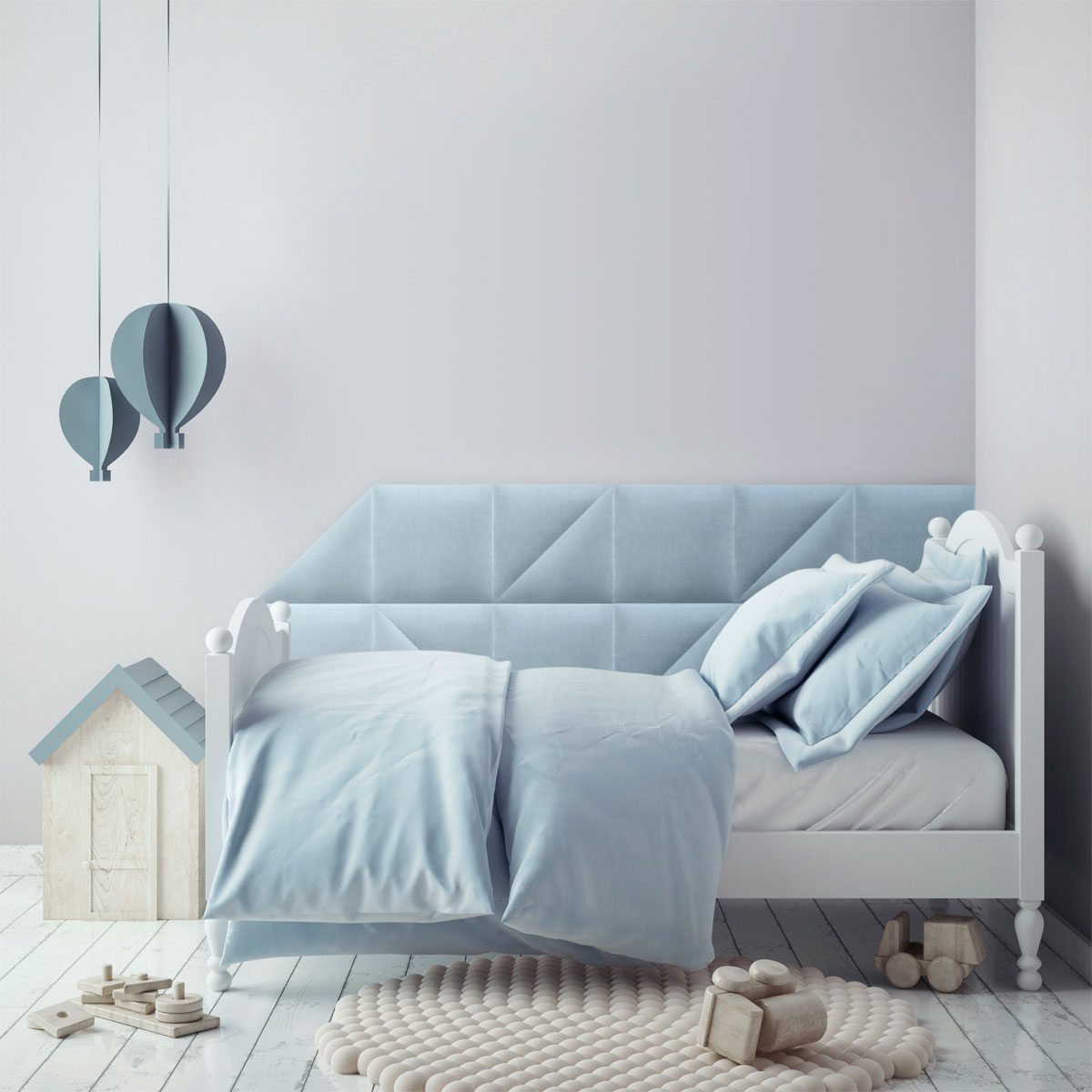 Mollis Polsterpaneele silbergrau 30 x 30 cm Bild 5