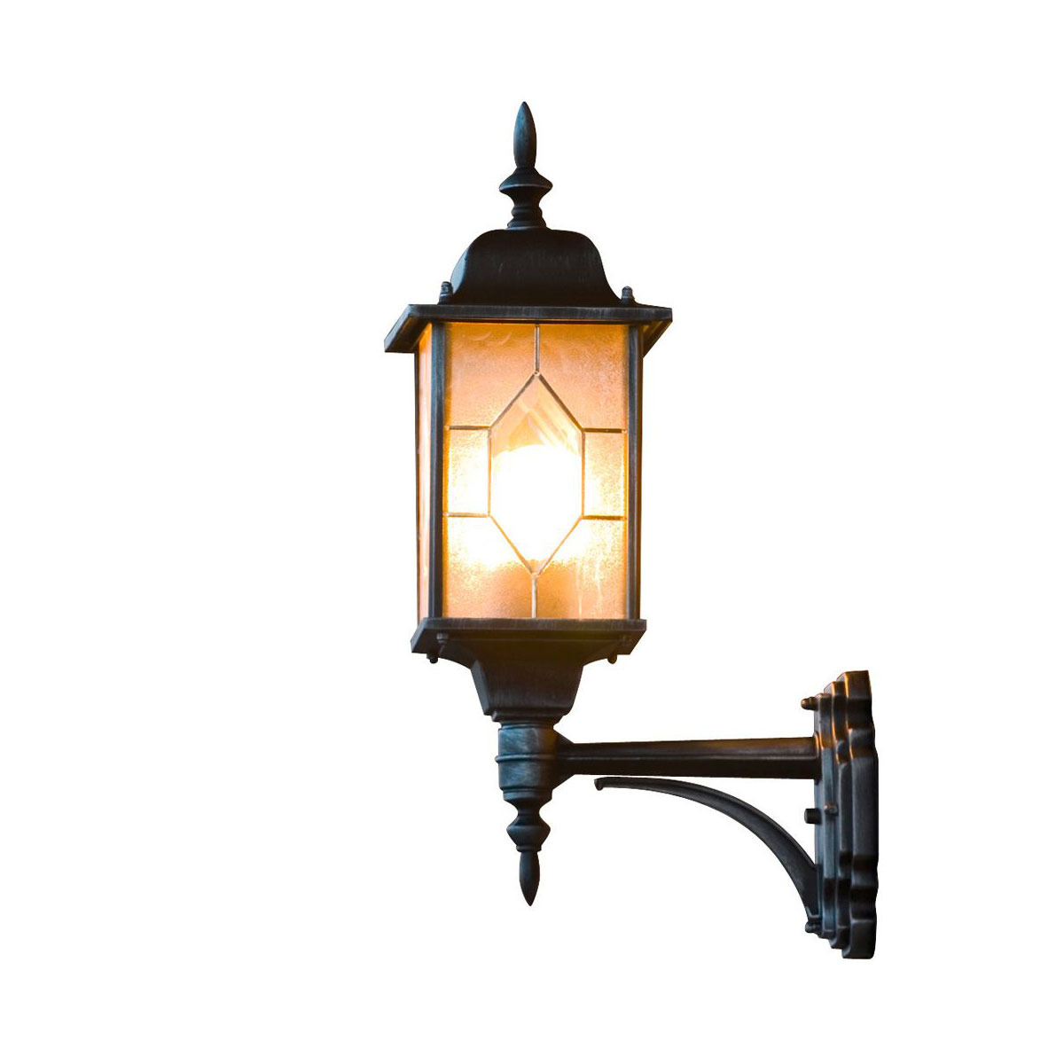 Konstsmide LED-Außenwandleuchte Milano schwarz