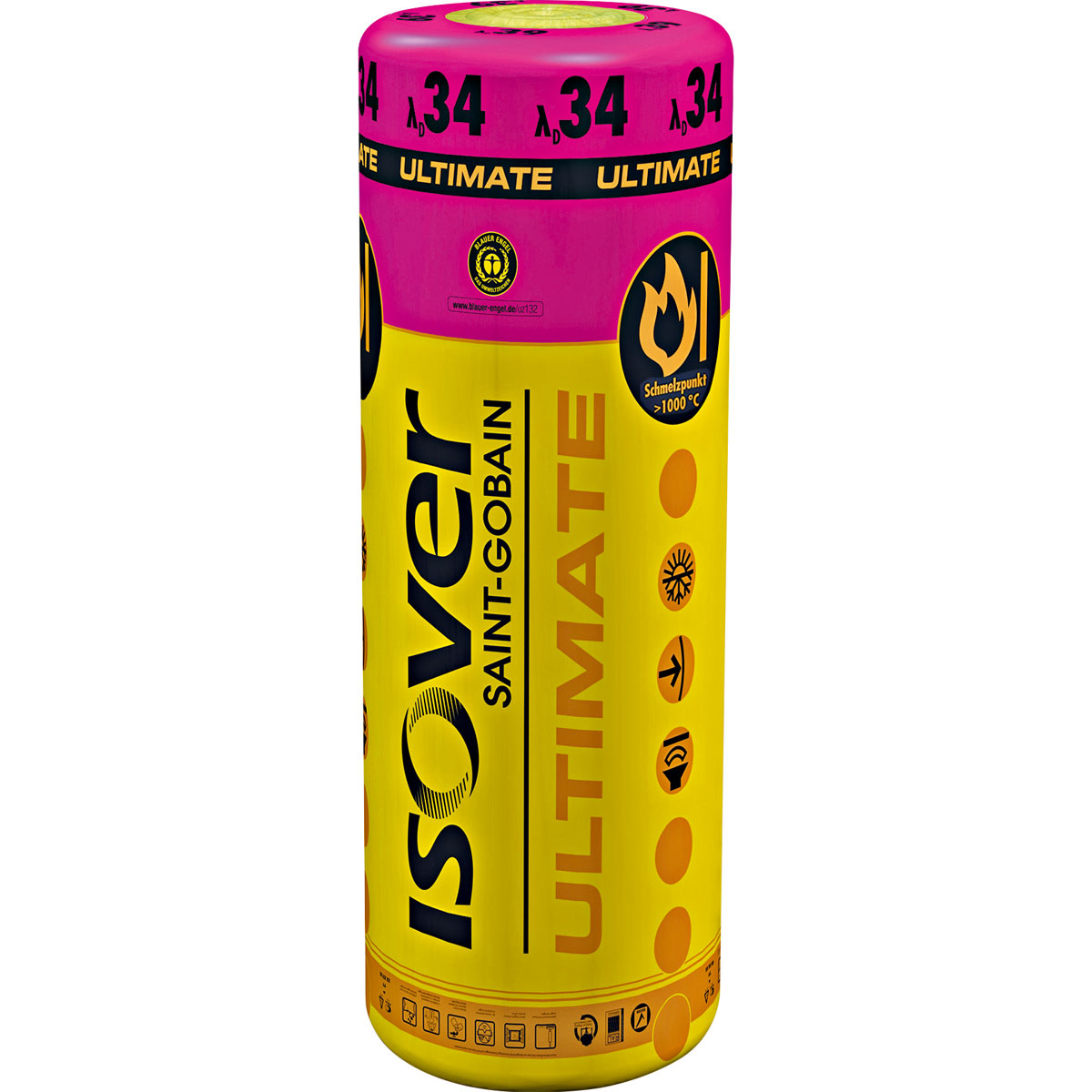 ISOVER Trennwandplatte Ultimate 125 x 62,5 x 8 cm Bild 1