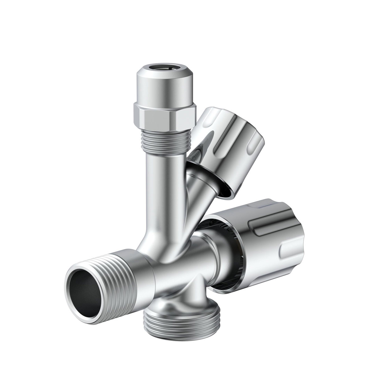 Kirchhoff Geräteanschluss-Eckventil 1/2"x3/4"x3/8" AG Bild 5