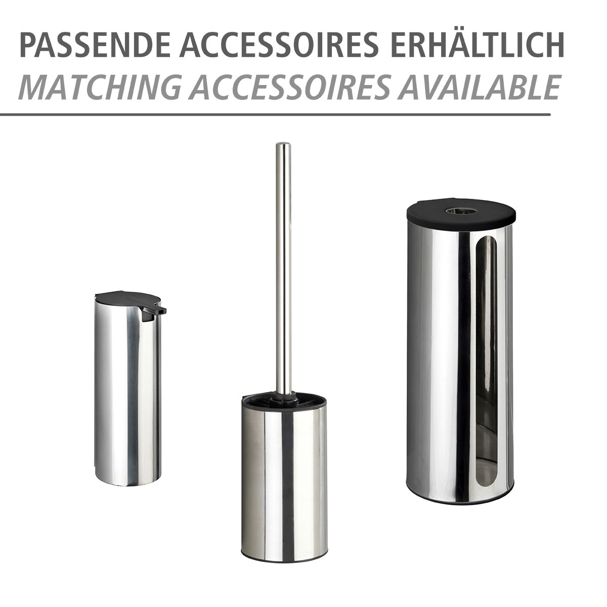 Wenko  Turbo-Loc Edelstahl Ersatzrollenhalter Detroit rostfrei Befestigen ohne bohren Bild 6