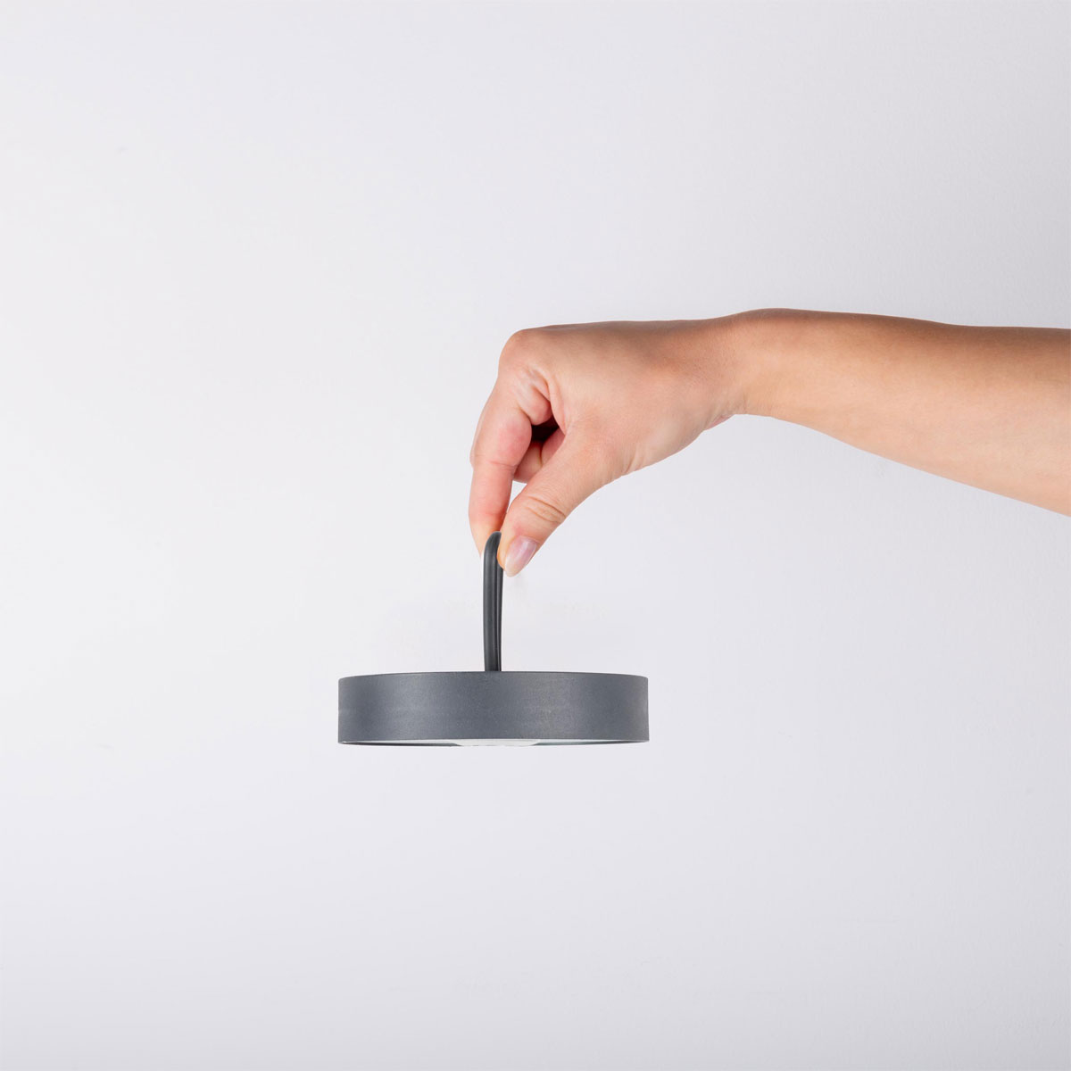 TL Ella Metall/KS grauLxBxH 12,5x12,5x35cm dimmbar Bild 8