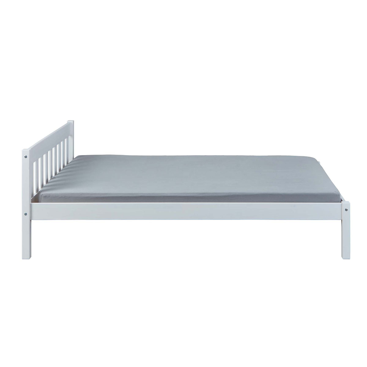 Inter Link Bett „Vilmar“, 148x70x210 cm, weiß lackiert, ohne Lattenrost Bild 4