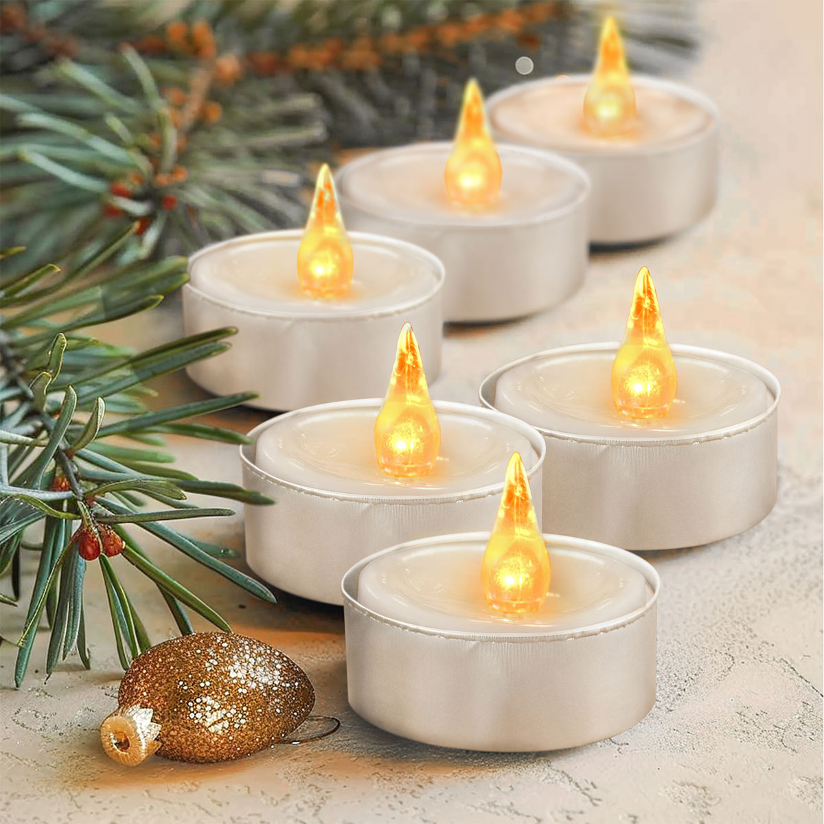 Ambientis LED-Teelicht, 2er-Set Bild 3