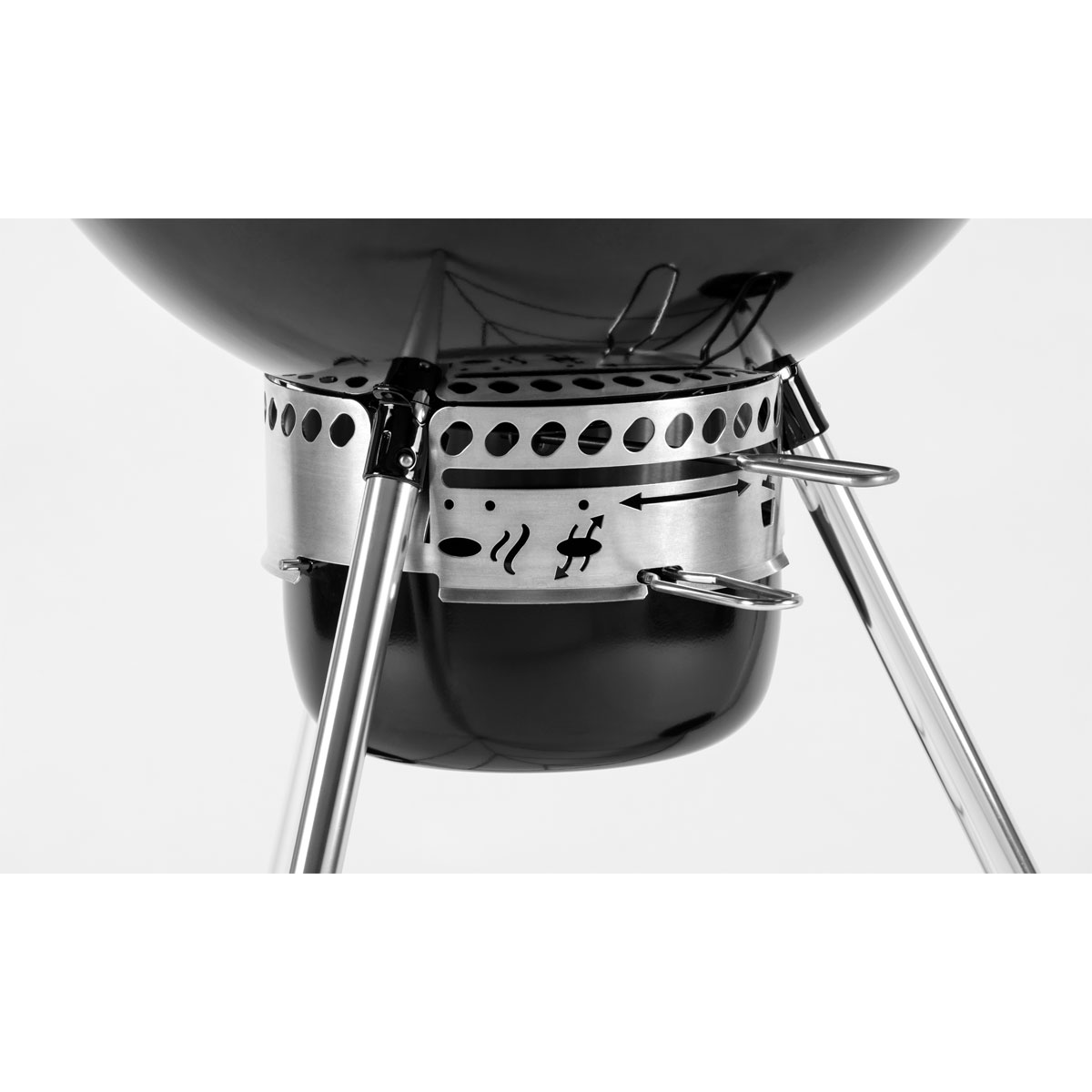 Weber Holzkohlegrill Master-Touch GBS E-5750 Durchmesser 57 cm schwarz Bild 5