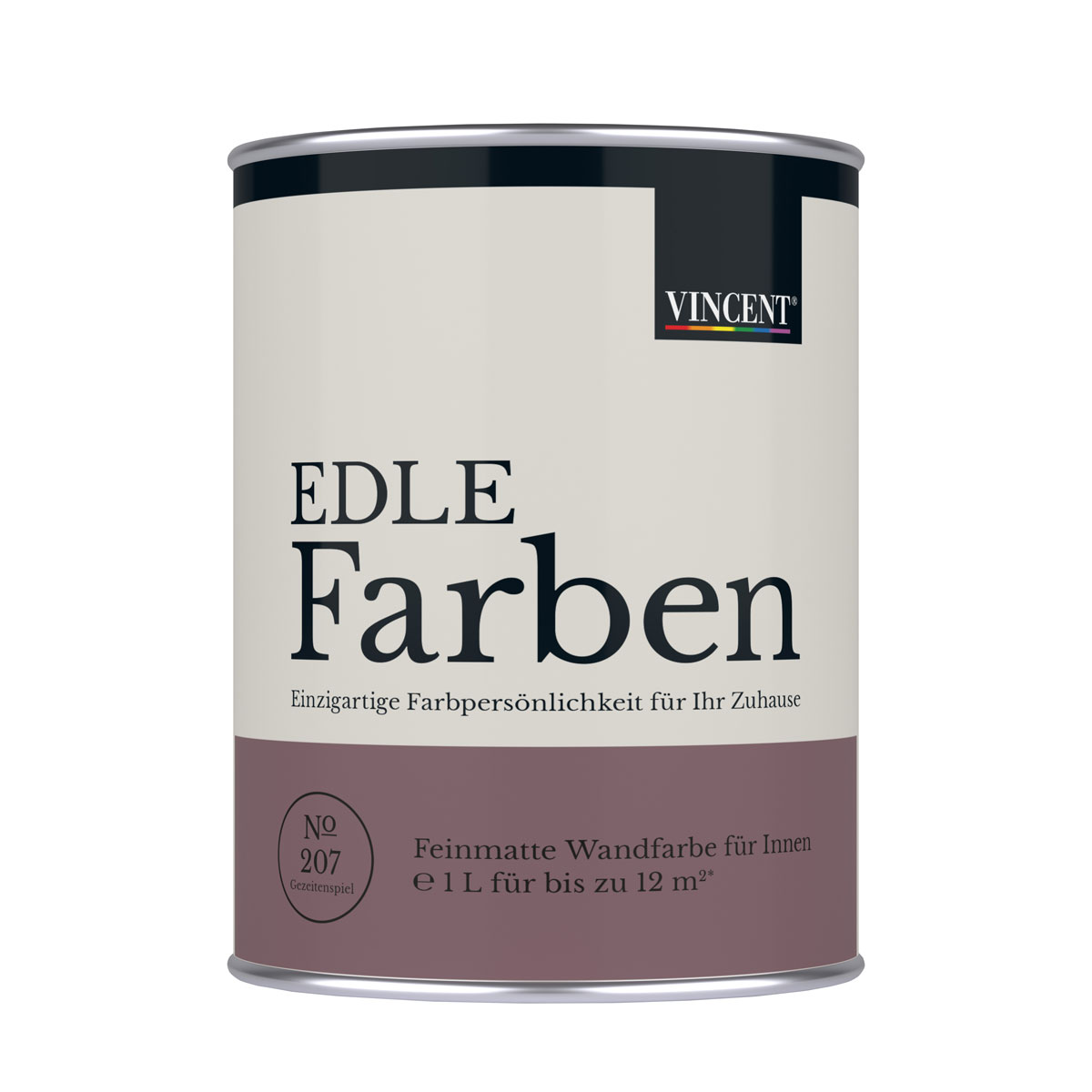 Vincent  Wandfarbe EDLE Farben Gezeitenspiel matt 1,0 L