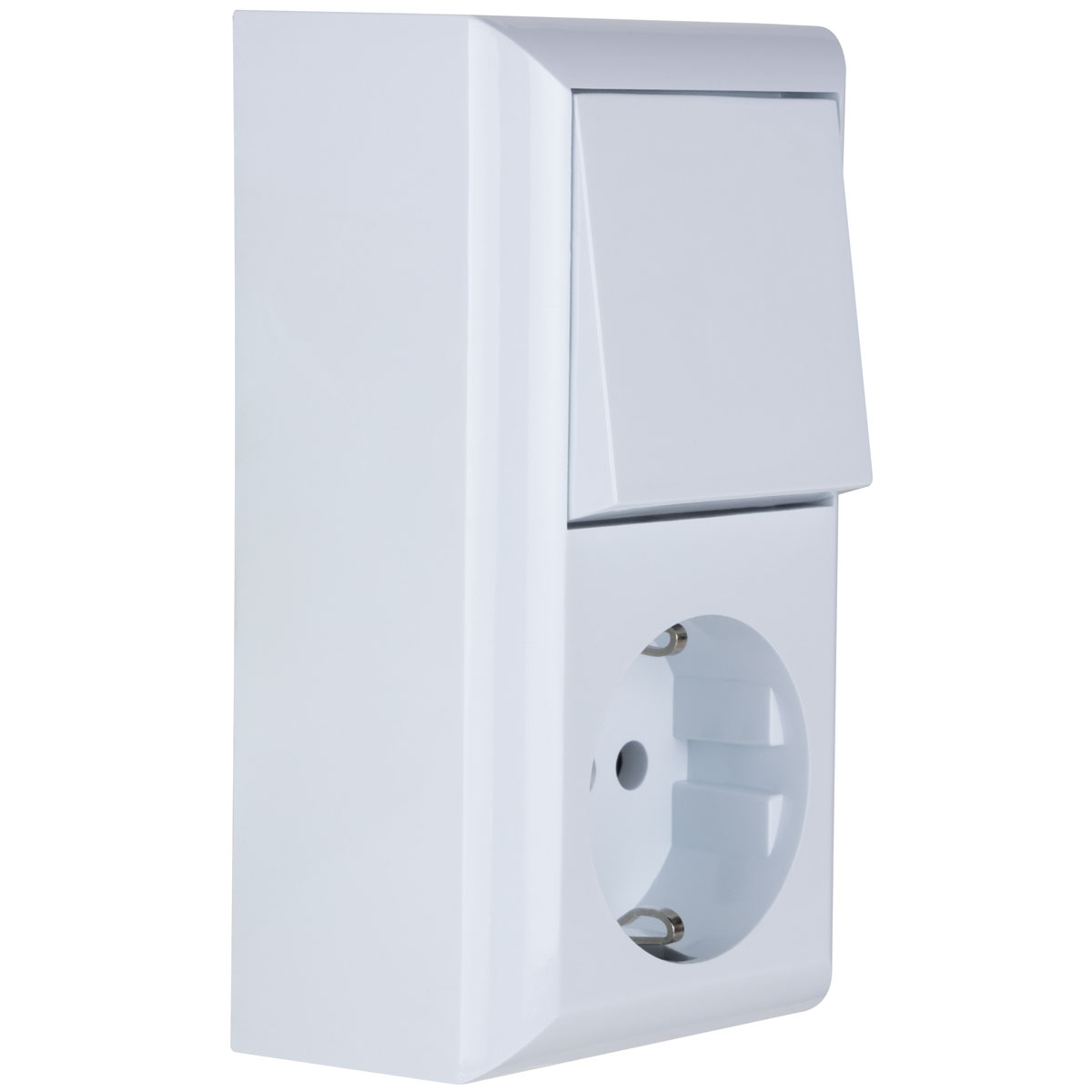 REV Ritter AP-Schalterprogramm PlanoLuxe weiß Kombi Aus-/Wechselschalter Bild 4