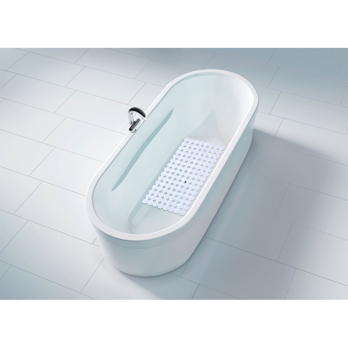 Wenko Wanneneinlage Belem weiß 67,5 x 36 cm Bild 8