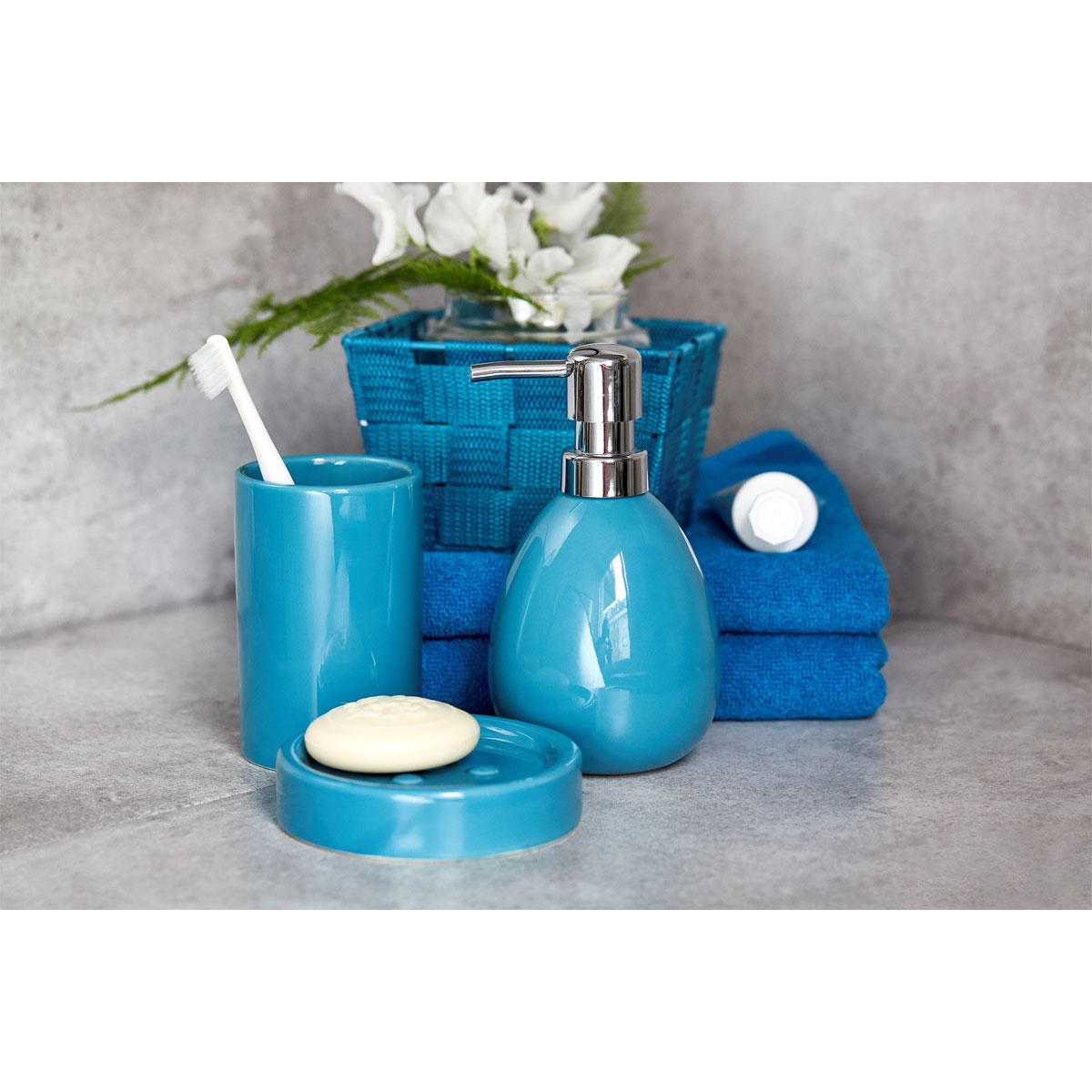 Wenko Seifenspender Polaris petrol 390 ml Bild 5