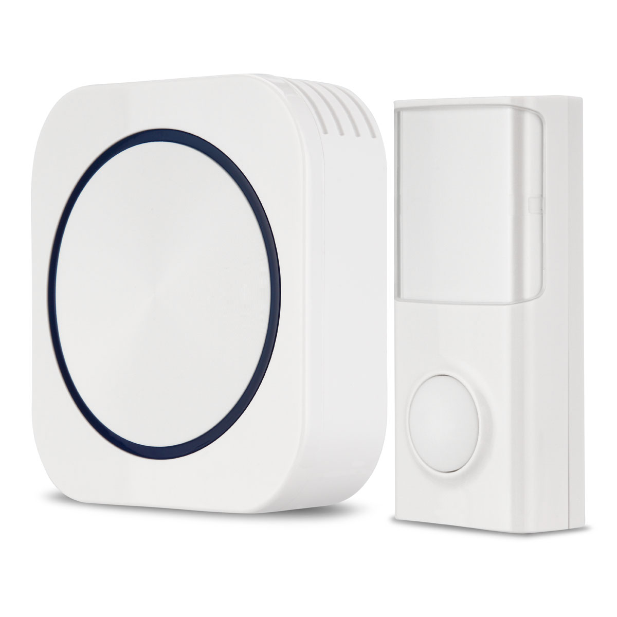 REV Ritter  Funk-Gong mit Taster kompakte Bauform mit Licht 58 Melodien 50m weiß Bild 3