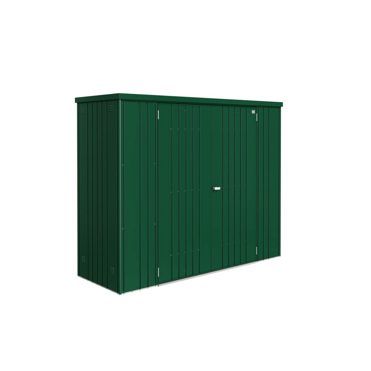 Biohort Geräteschrank Größe 150/230 227 x 83 x 182,5 cm dunkelgrün