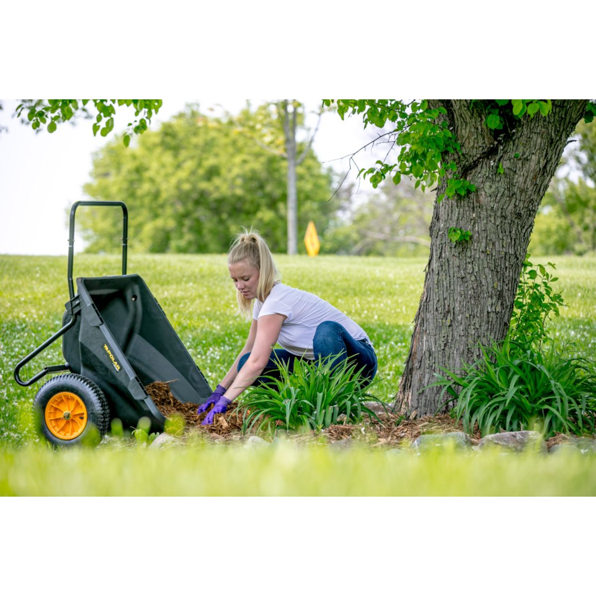 Polar Schubkarre Club Cart 198L 127x71x74cm Bild 9