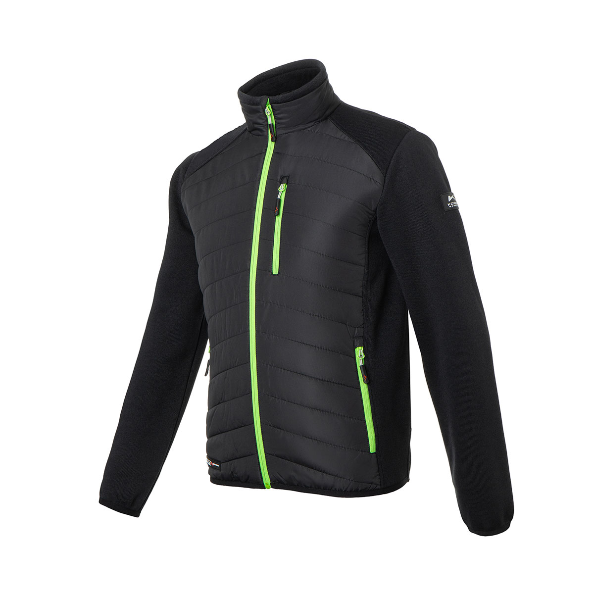 Kübler  Hybridjacke PULSE TECH schwarz/neongrün Größe S