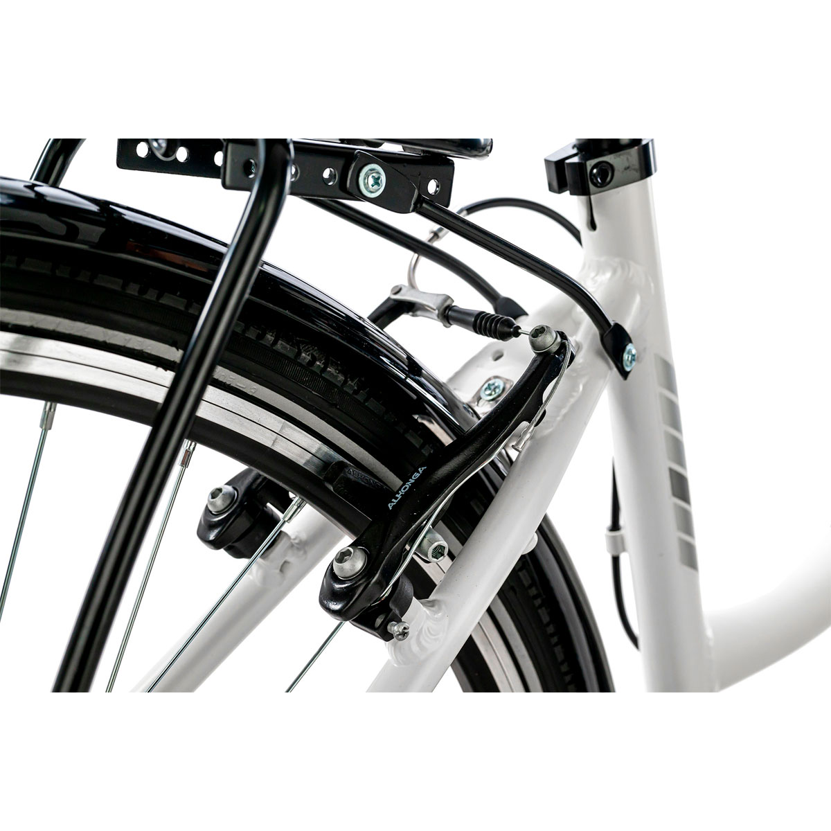 KS Cycling Trekkingrad Canterbury Damen Multilenker 48 cm weiß matt Bild 7