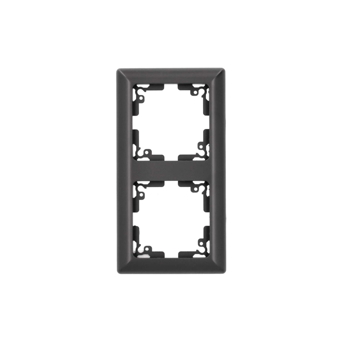 Flector Abdeckrahmen anthrazit 2-fach