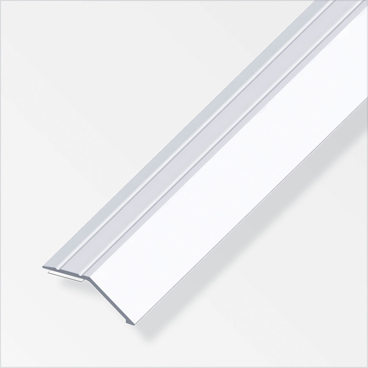 Alfer Niveauausgleichsprofil 8 mm 1m selbstklebend silber Bild 1