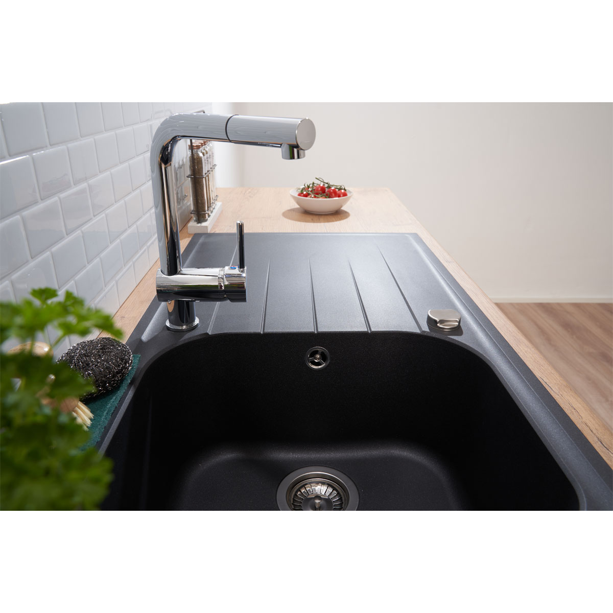 Respekta Spüle Orlando Massivgranit Bild 8