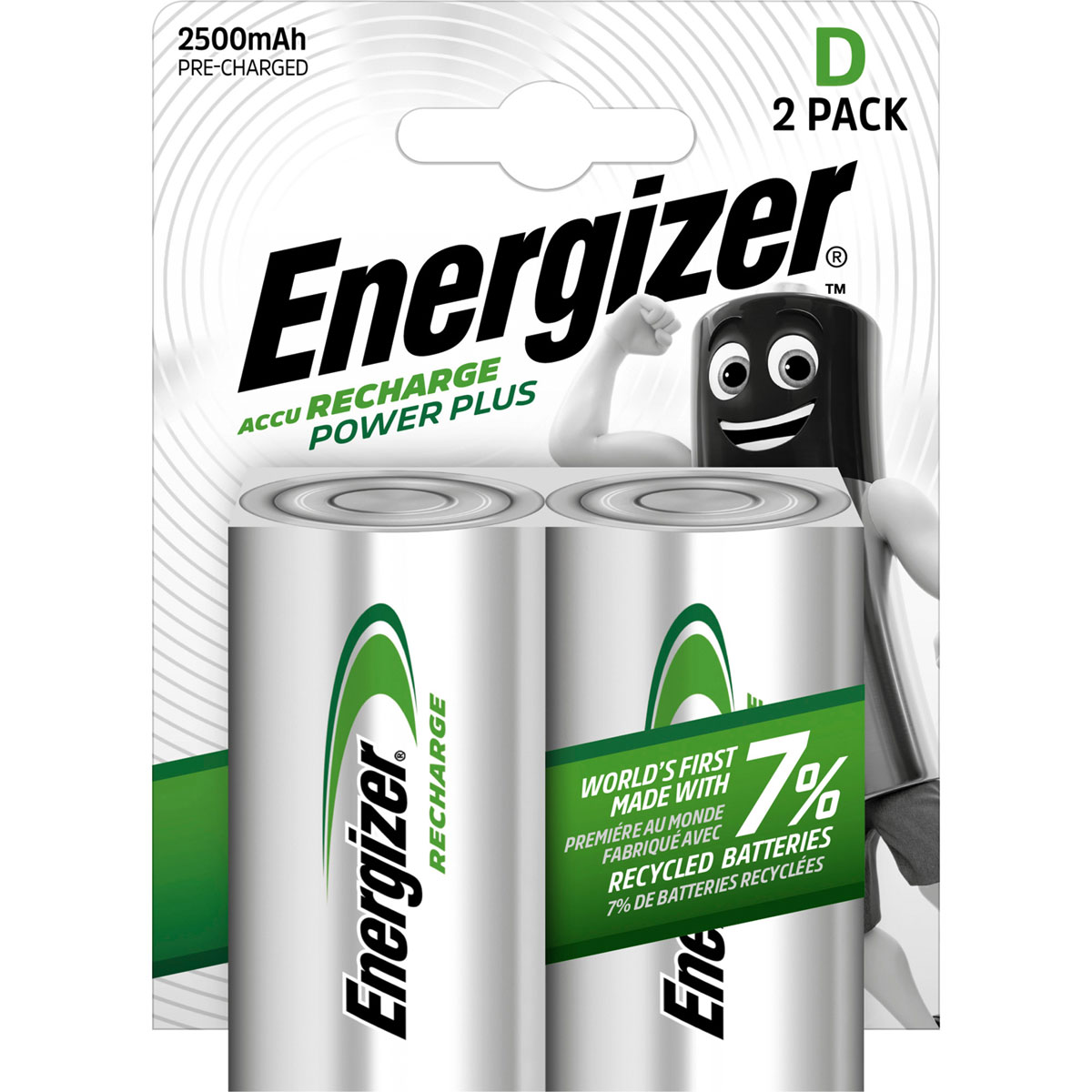 Energizer D-Batterie „Power Plus“,  2 Stück
