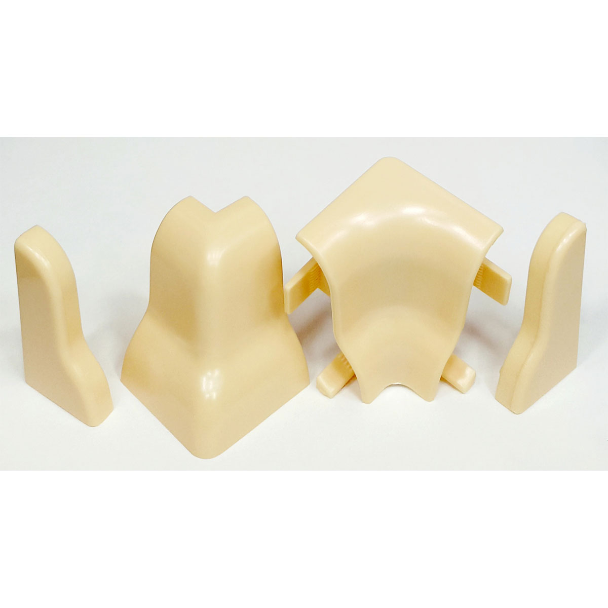 Verbindungskappenset Ahorn beige 5 x 3,2 x 4 cm 10-teilig