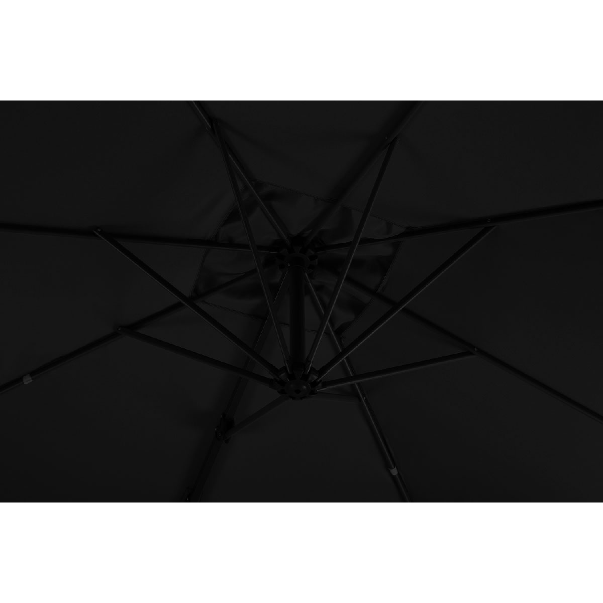 Schneider Schirme Sonnenschirm Rhodos Junior 270 x 270 cm Anthrazit Bild 5