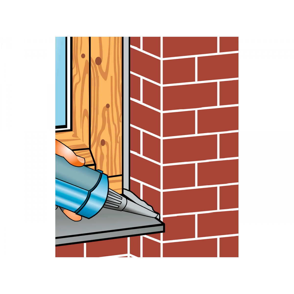 Fundamo Silikon Dach und Wand braun Bild 2