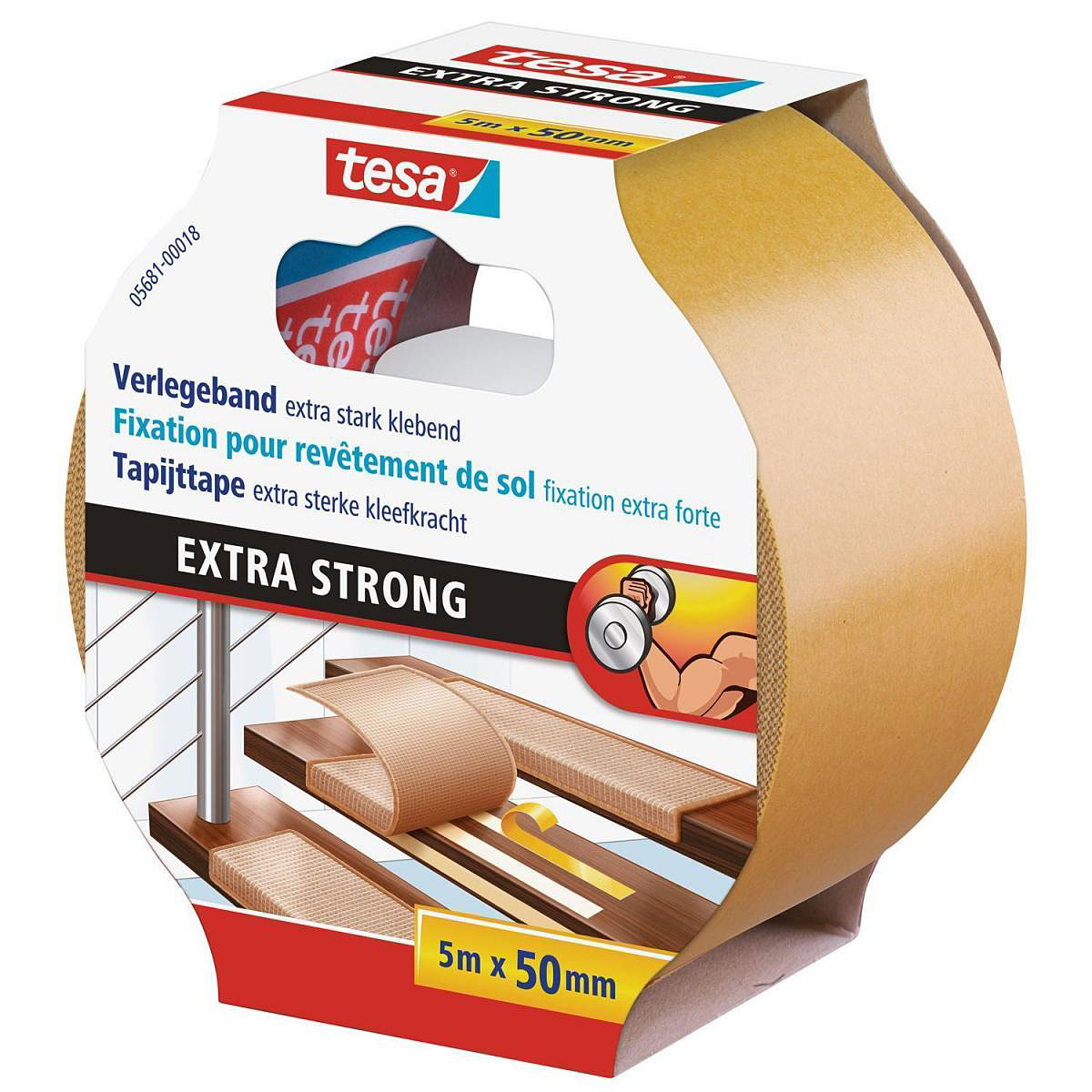 Tesa Verlegeband extra stark klebend 5 m Bild 2