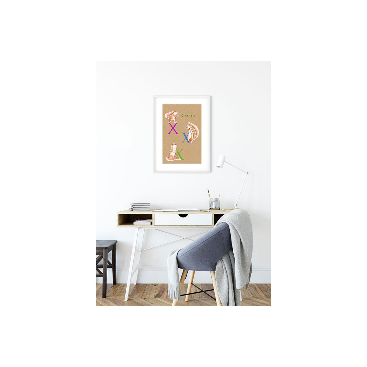 Komar  Wandbild ABC Animal X 40x50 cm Bild 6