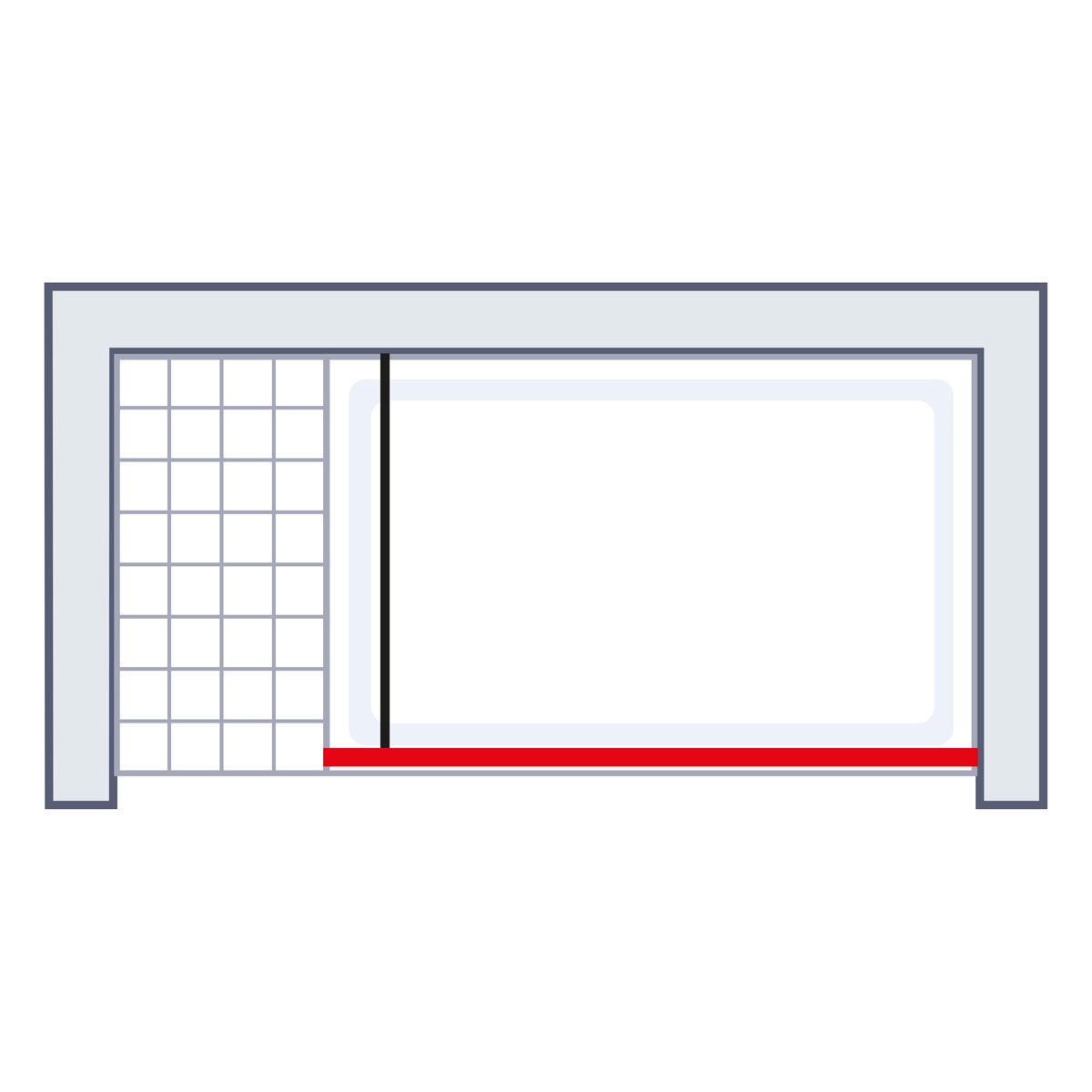 Schulte Walk In Duschwand MasterClass M6 Chromoptik ESG Fixil 80 cm fixil 500 klar hell Bild 4