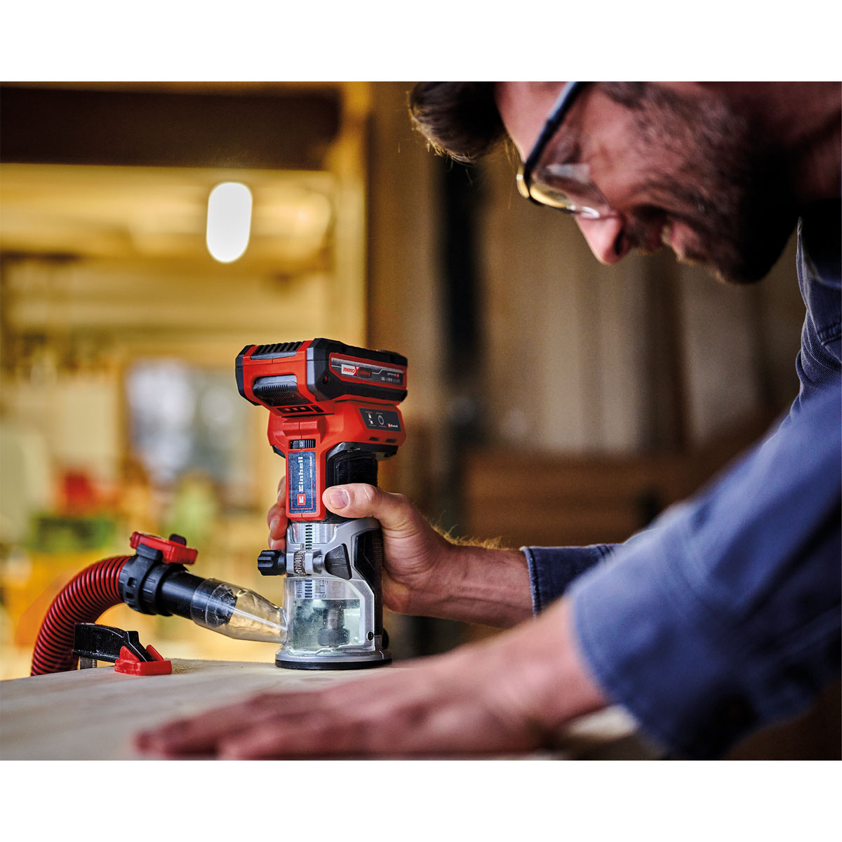 Einhell  Akku-Kantenfräse TP-ET 18 Li BL - Solo Bild 11