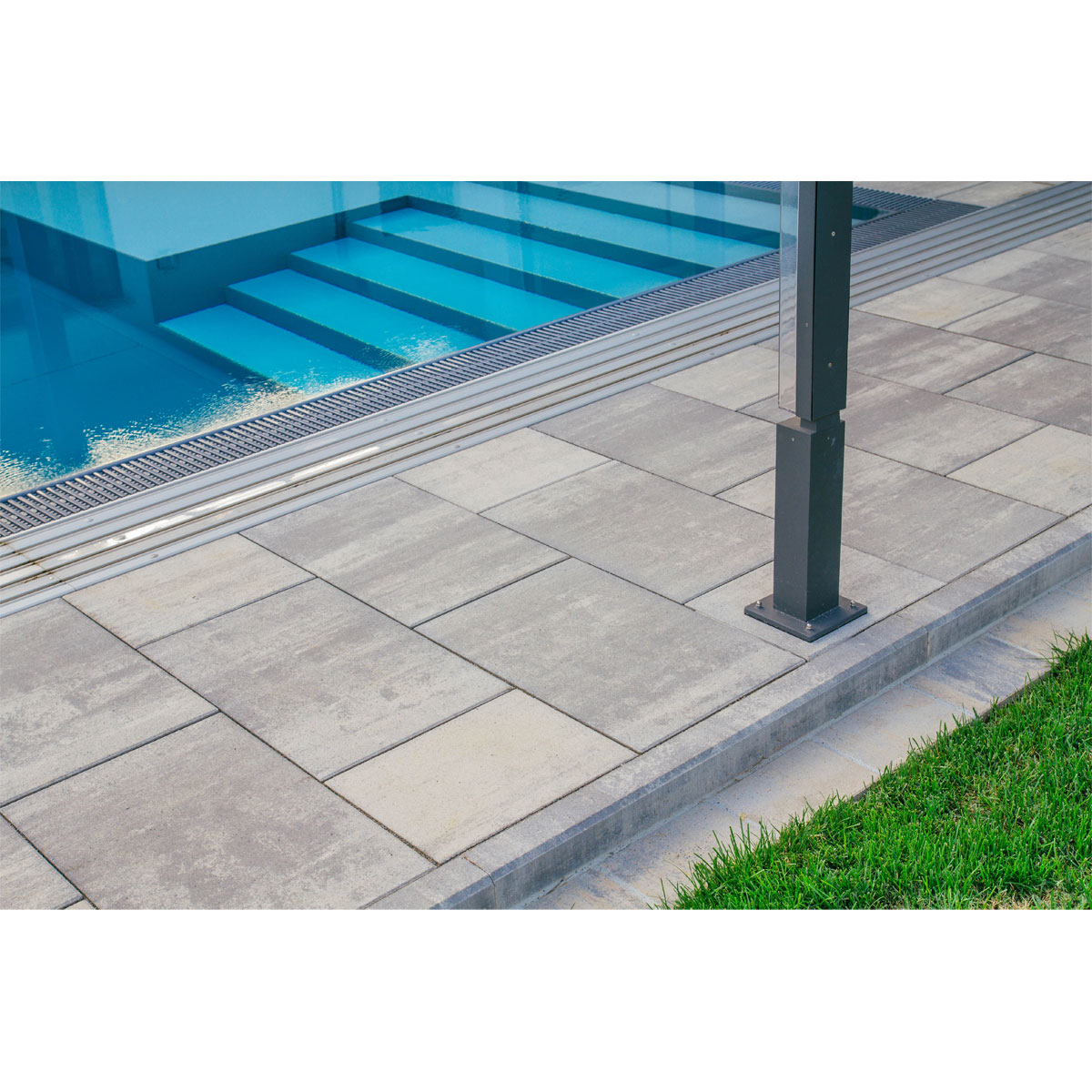 Platte Toscana anthrazit-meliert 60 x 40 x 4