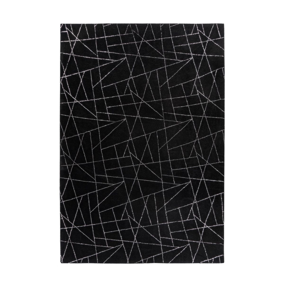 Bijou 125 Schwarz / Silber 200cm x 290cm