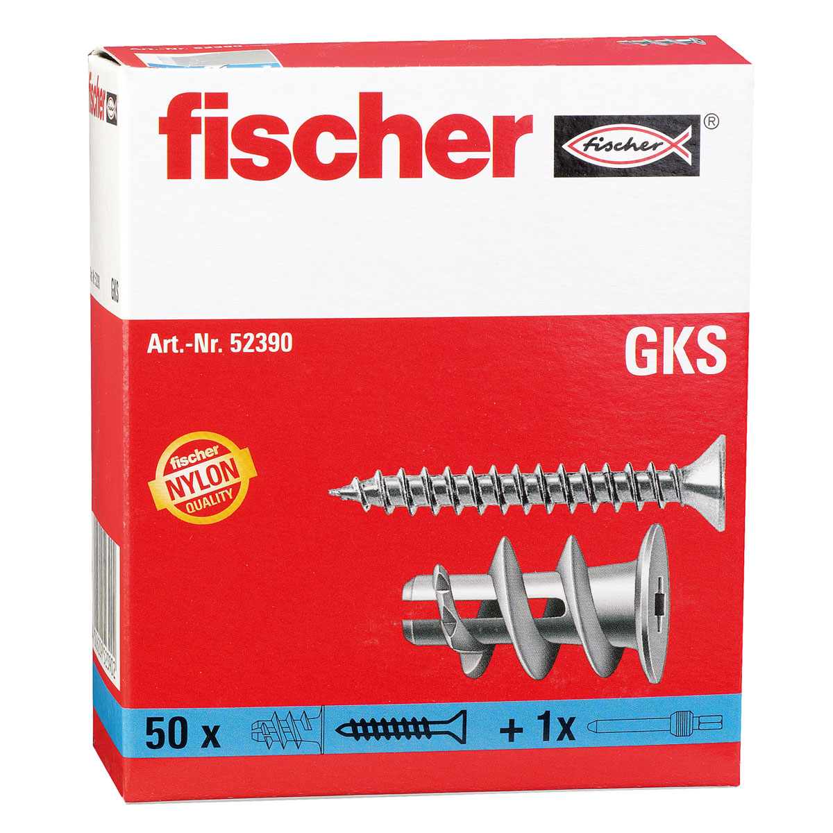 Fischer  Gipskartondübel mit Schraube 50 Stück Bild 3