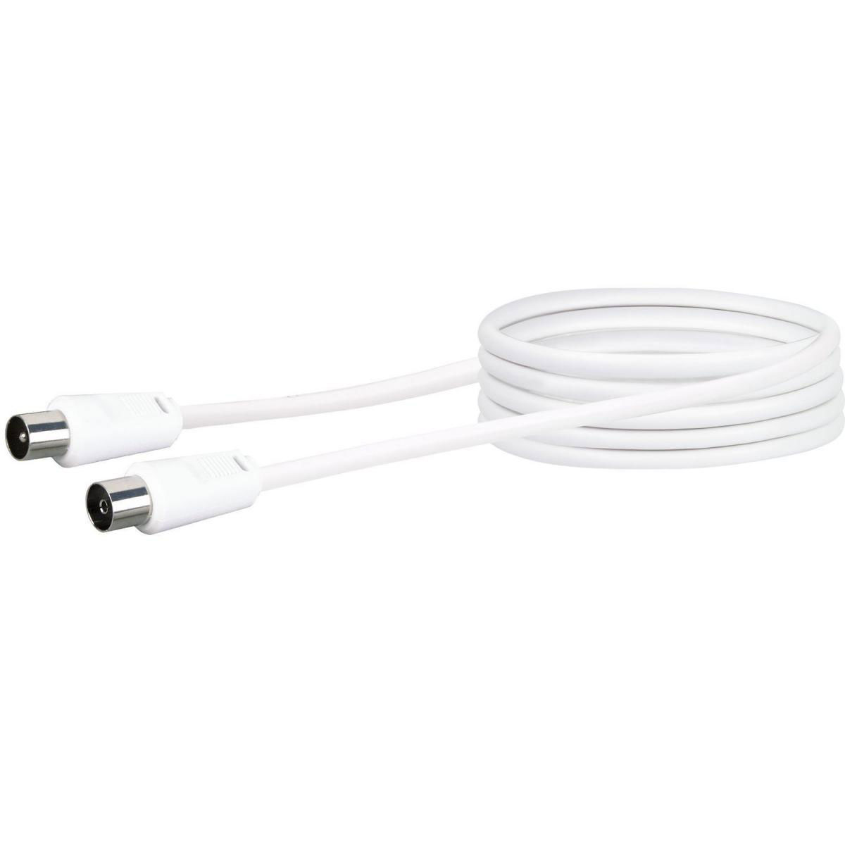 Schwaiger Antennen Anschlusskabel 300 cm weiß Bild 1